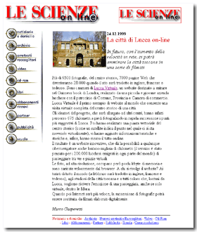 le Scienze on line